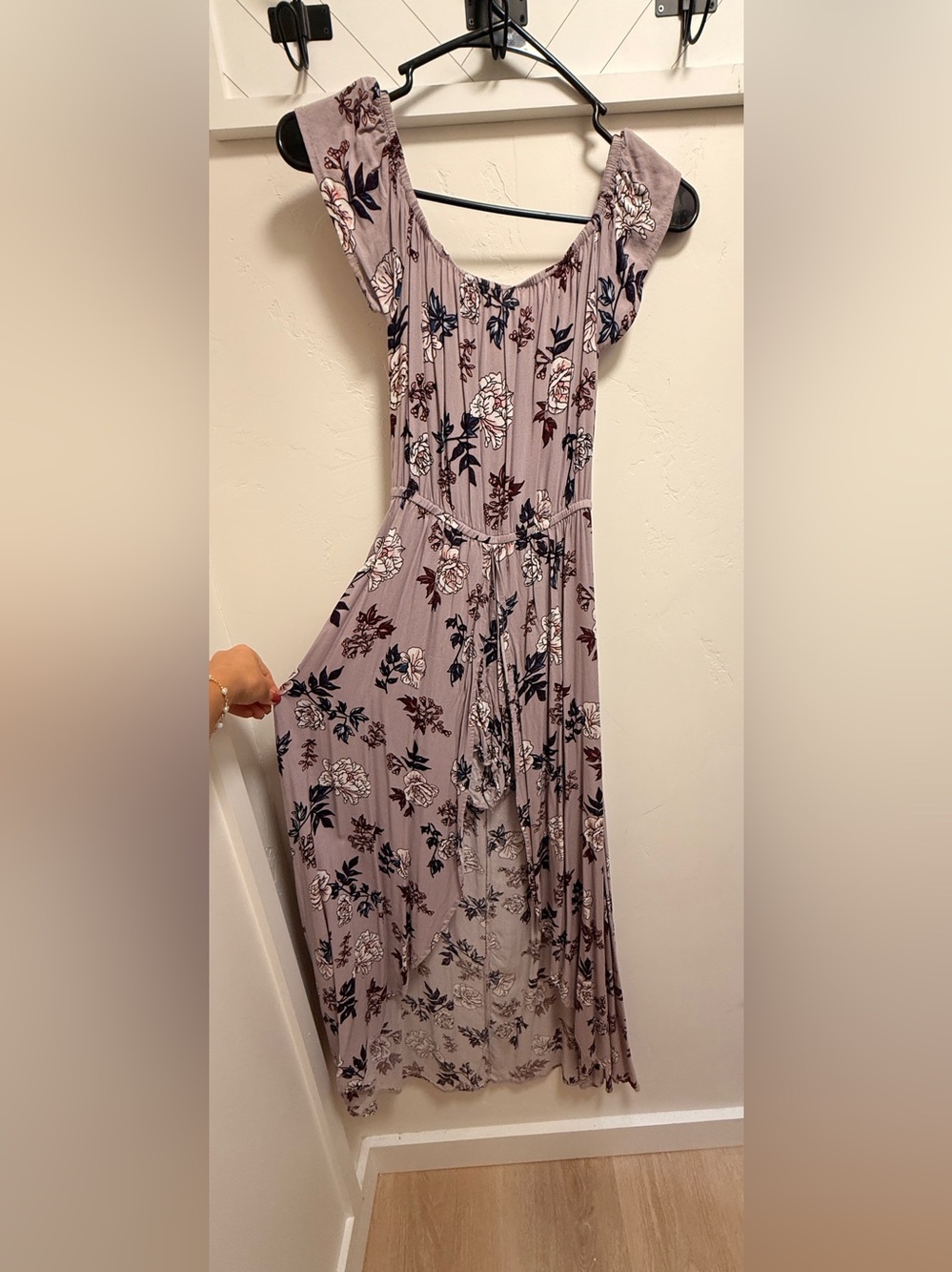 Floral maxi dress / romper